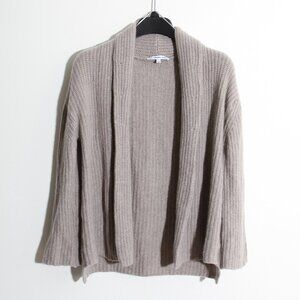 The Cashmere Project 100% Cashmere Open Front Cardigan Sweater Chunky Knit Large